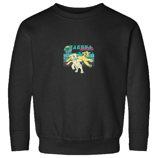 Disneyss Lion King Retro Simba Nala 90s Hakuna Matata Sweatshirts