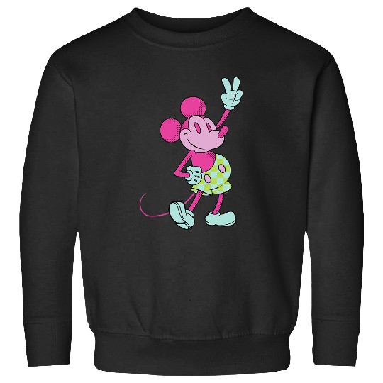 Discover Disney Mickey Mouse Jaunty Pose Retro Pop Art Sweatshirts
