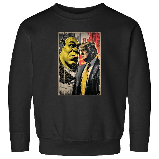 Shrek And Trump  : Shrek Same Swamp Forever , Shrek Shirt, Disney Fiona Princess , Shrek,Shrek Sweatshirts