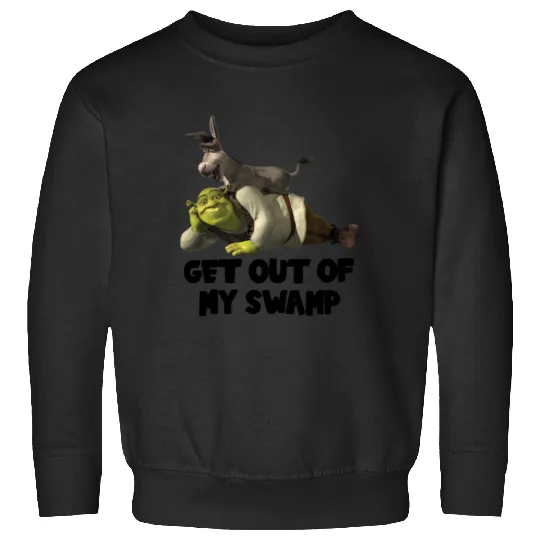 GET OUT OF MY SWAMP - Shrek  : Shrek Same Swamp Forever , Shrek Shirt, Disney Fiona Princess , Shrek,Shrek Sweatshirts