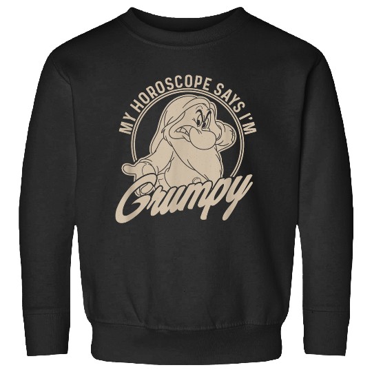 Disneyss Snow White And The Seven Dwarfs I'm Grumpy Sweatshirts