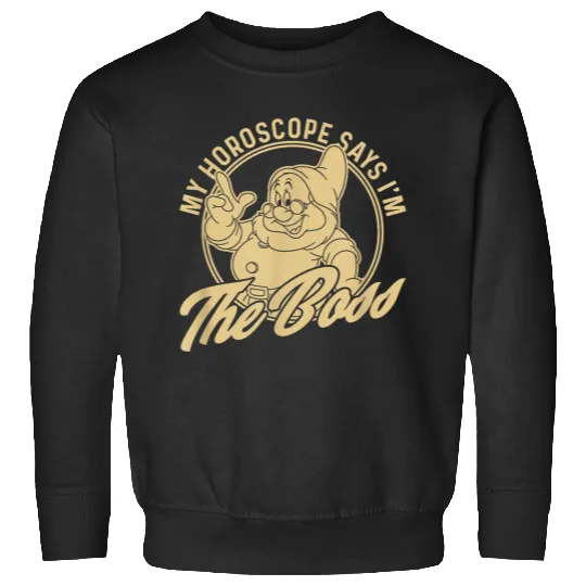 Disneyss Snow White And The Seven Dwarfs I'm The Boss Sweatshirts