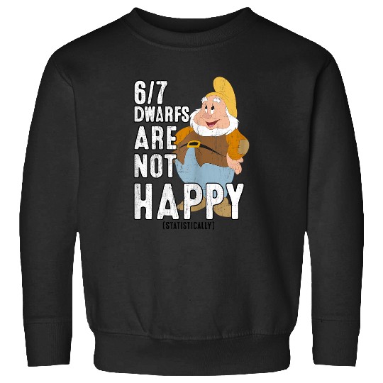 Disneyss Snow White 67 Dwarfs Are Not Happy Sweatshirts
