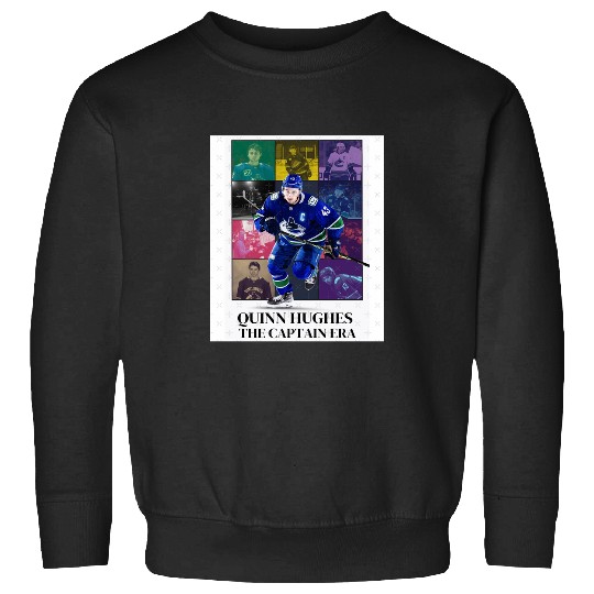 Quinn Hughes Eras Tour Vancouver Canucks Bigger Print Sweatshirts