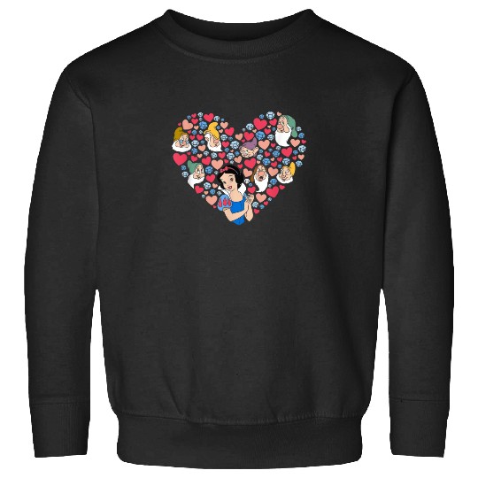 Discover Disney Snow White and the Seven Dwarfs Heart Val Sweatshirts