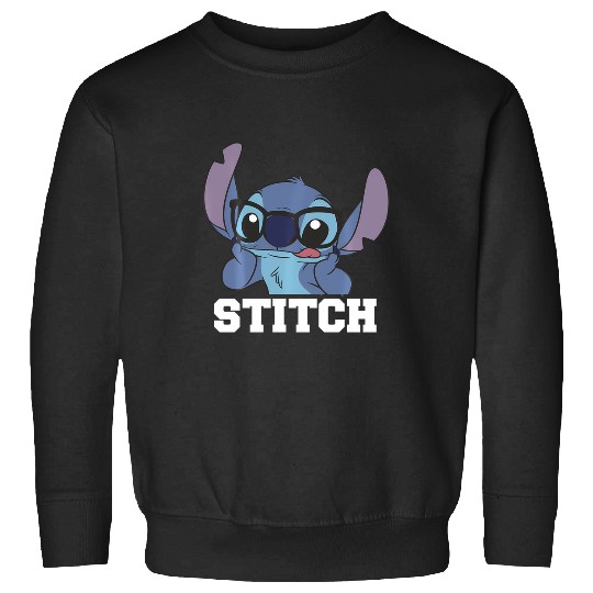 Discover Disney Lilo Stitch Nerdy Stitch Portrait Sweatshirts