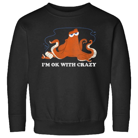 Disneyss Pixars Finding Dory Hank Ok With Crazyss Bold Logo Sweatshirts