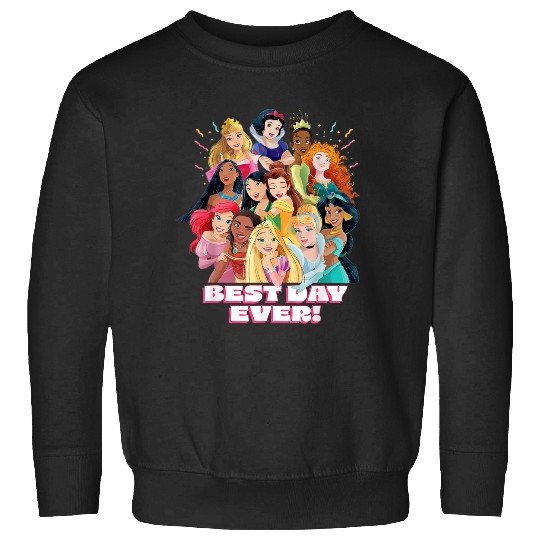 Disneyss Princess Best Day Ever Friend Family Trip Matching Sweatshirts