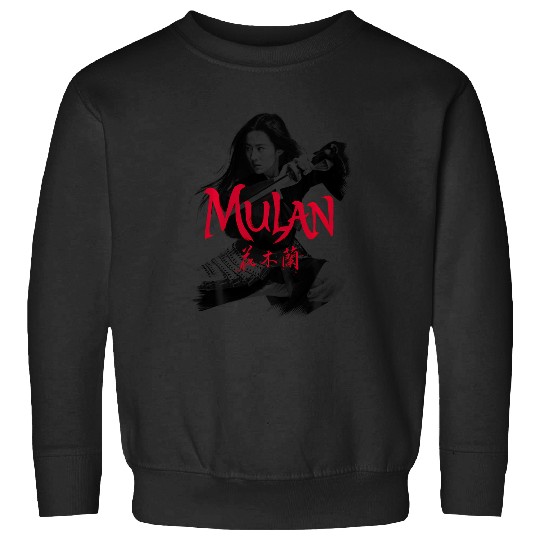 Disney Mulan Live Action Mulan Action Pose Logo Red Sweatshirts