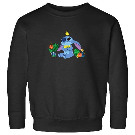 Discover Disney Stitch and Baby Chicks Easter Sweatshirts