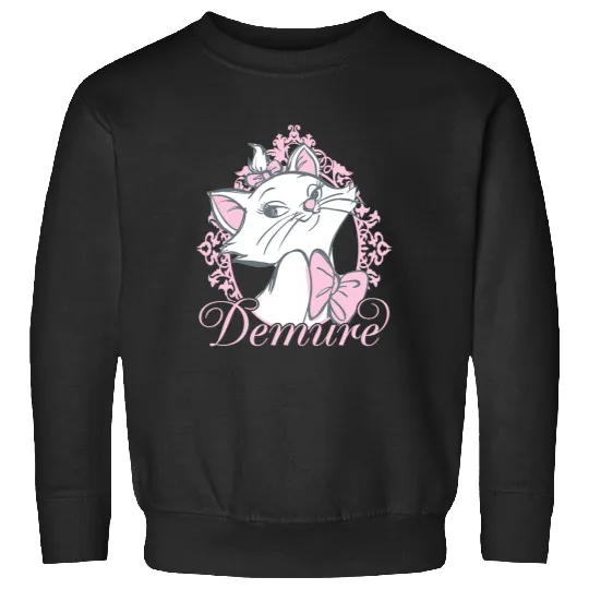 Disney The Aristocats Cute Marie Demure Sketch Chest Frame Sweatshirts