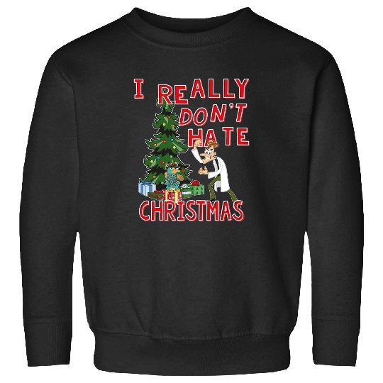 Disneys phineas and ferb doof christmas quote Sweatshirts