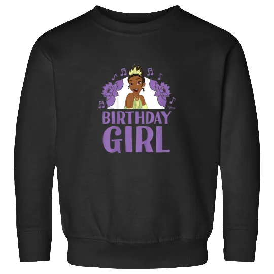 Kids Disney Princess Tiana Birthday Girl Sweatshirts