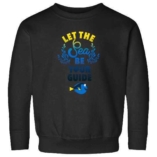Disneys Pixars Finding Dory Let the Sea Be Your Guide Logo Sweatshirts