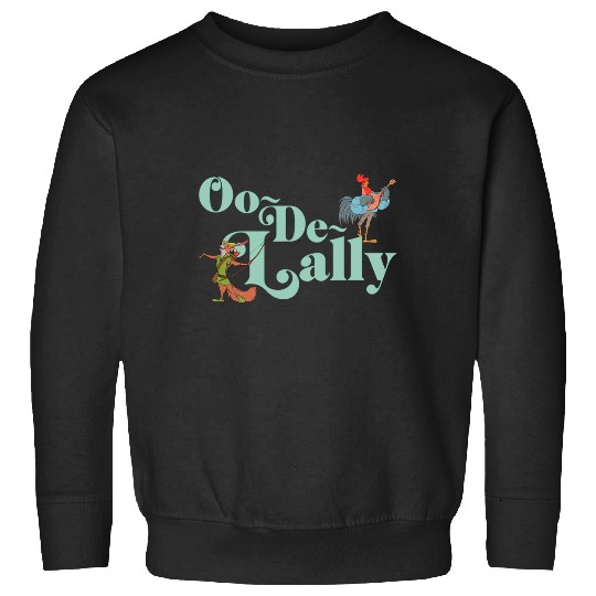 Disney Robin Hood Oo-De-Lally Iconic Quote Chest Text Logo Sweatshirts