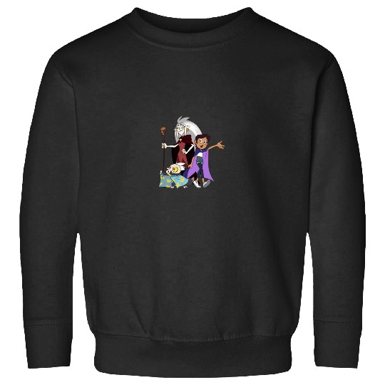 Disneyss The Owl House Edalyn Luz King Group shots Chest Logo Sweatshirts