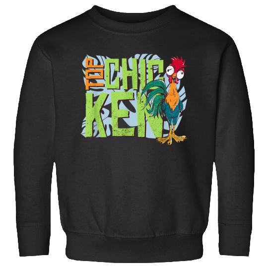 Disneyss Moana 2 Hei Hei Top Chicken Tropical Panel Sweatshirts