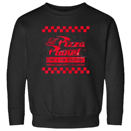 Disneyss Pixars Toy Story Pizza Planet Food Fun Retro Logo Sweatshirts