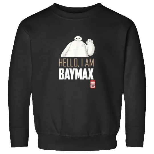 Disney Big Hero 6 TV Series Baymax Hello Graphic Sweatshirts