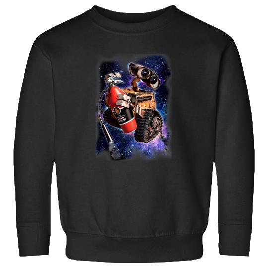 Disney Pixar Wall-E Fire Extinguisher Space Portrait Sweatshirts