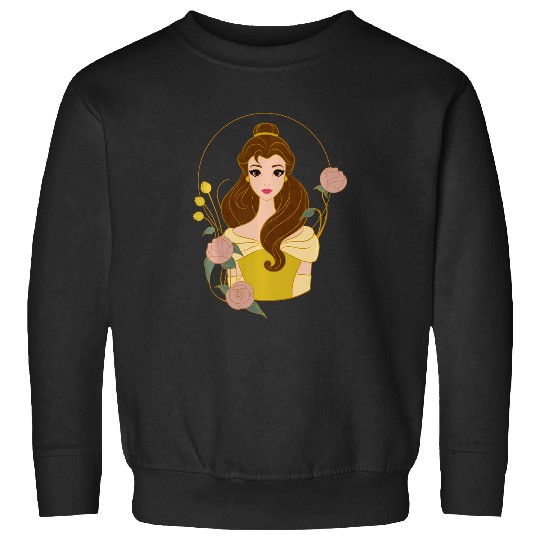 Disney Princess Belle Modern Art Deco Style Sweatshirts