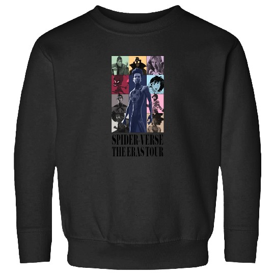 SpiderVerse Eras Tour with title Sweatshirts