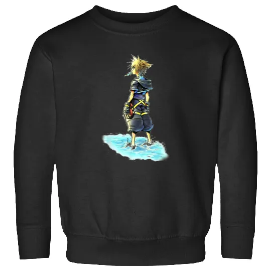 Disney Kingdom Hearts Sora Sea Salt Ice Cream Sketch Sweatshirts