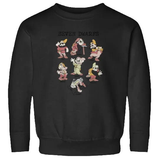 Disneyss Snow White Seven Dwarfs Portraits Sweatshirts