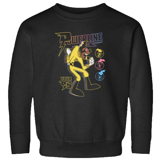 Disney A Goofy Movie Powerline Tour '95 Retro Neon Poster Sweatshirts