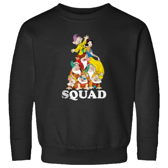 Disneyss Snow White The Seven Dwarves Squad Goals Pile Sweatshirts