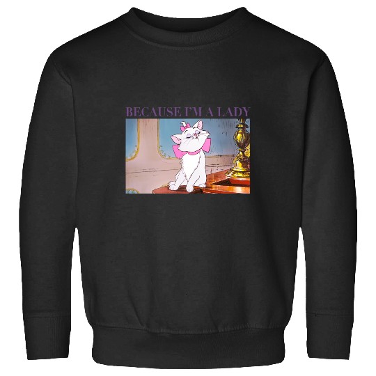 Disney The Aristocats Marie Because I'm A Lady Portrait Sweatshirts