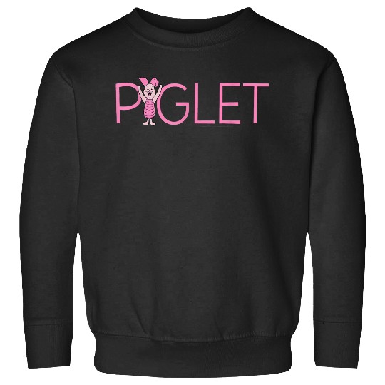 Disney Winnie The Pooh Piglet Classic Lettering Sweatshirts