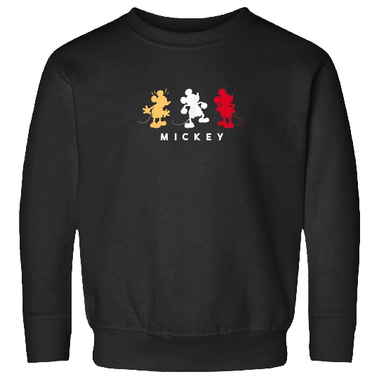 Amazon Essentials Disney Mickey Silhouette Trio Sweatshirts