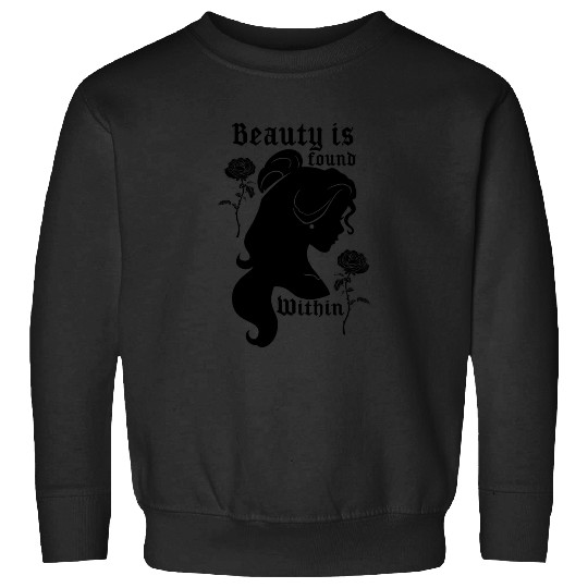 Disney Beauty The Beast Belle Found Within Graphic Hoodie Sweatshirts