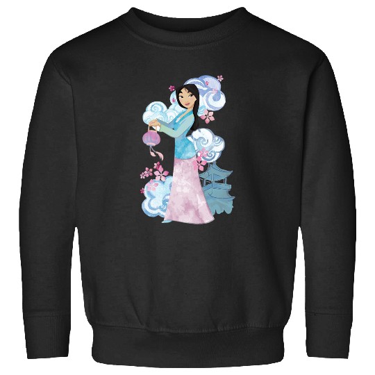 Disney Mulan Watercolor Portrait Sweatshirts