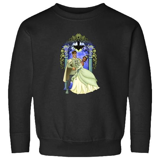 Disney Princess And The Frog Tiana Naveen Arch Hoodie Sweatshirts