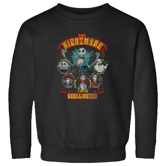 Disneyss The Nightmare Before Christmas Fillmore Style Poster Sweatshirts