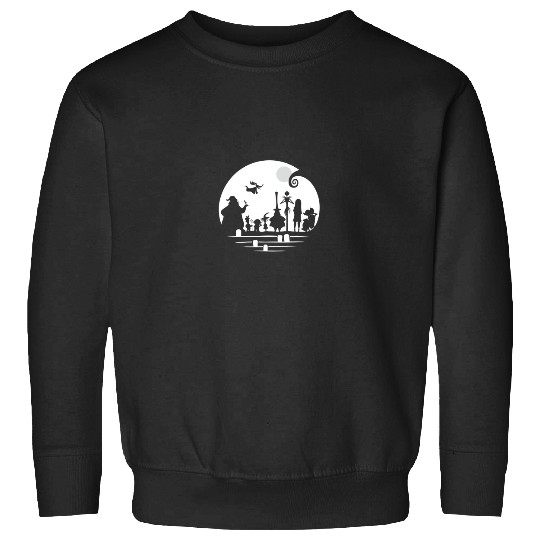 Disneyss The Nightmare Before Christmas Character Silhouette Sweatshirts