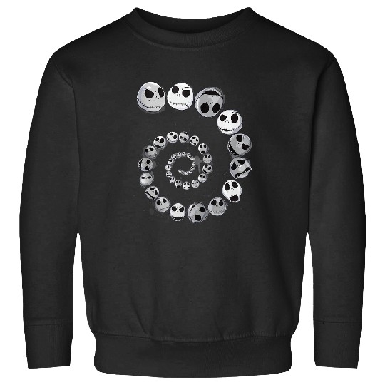 Disneyss The Nightmare Before Christmas Jack Emotional Spiral Sweatshirts