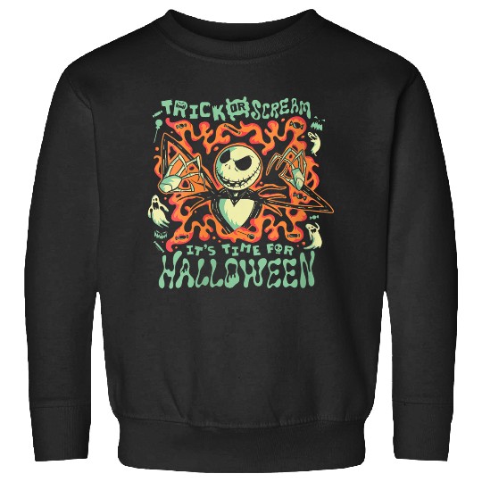 Disneyss The Nightmare Before Christmas Jack Trick Or Scream Sweatshirts