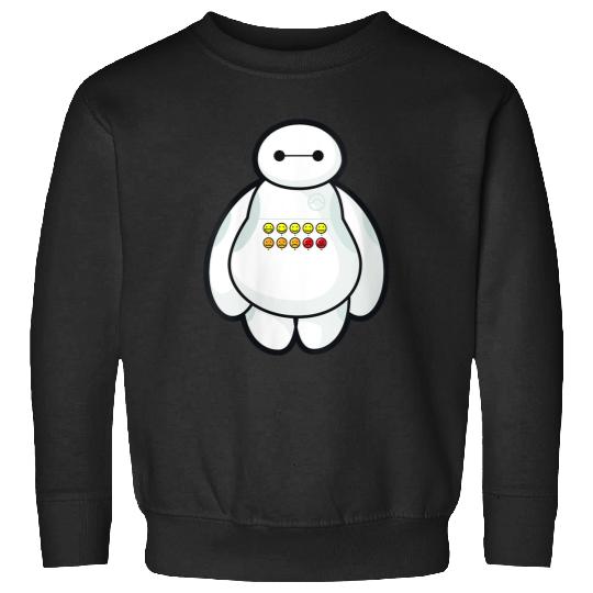 Disneyss Big Hero 6 Baymax Displaying Different Levels Of Pain Sweatshirts