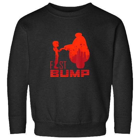 Disney Big Hero 6 Hiro and Baymax Fist Bump Frie Sweatshirts