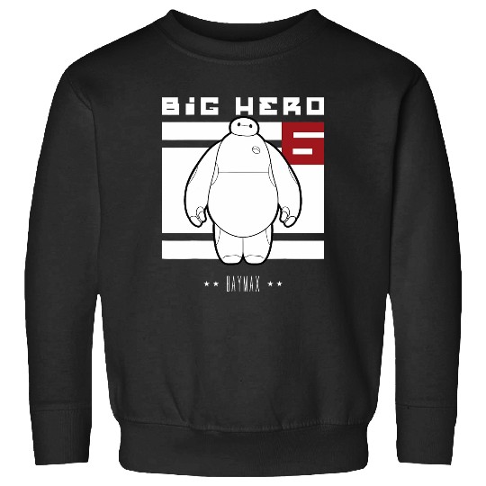 Disney Big Hero 6 Baymax All White Flag Sweatshirts