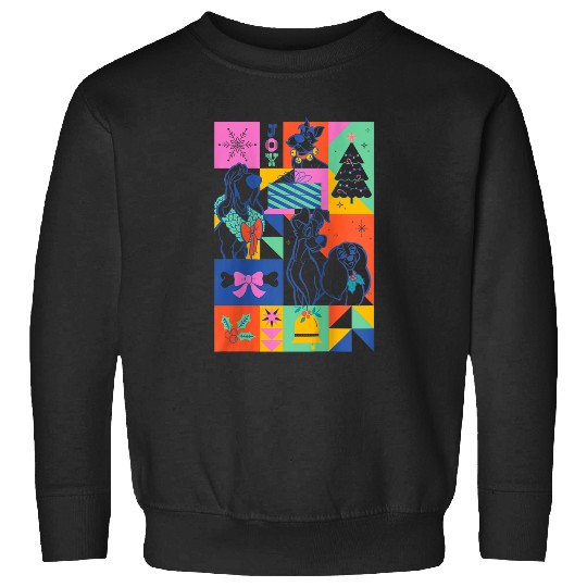 Disneyss Lady And The Tramp Christmas Festive Ornaments Sweatshirts