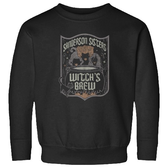 Disneyss Hocus Pocus Sanderson Sisters Witch Brew Retro Logo Sweatshirts