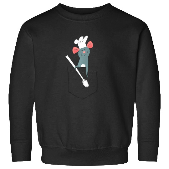 Disney Pixar Ratatouille Remy Small Pocket Chef Sweatshirts