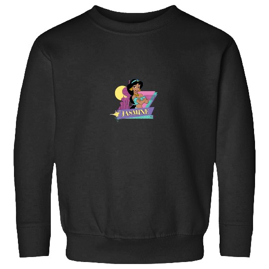Disneyss Aladdin Retro 90s Couples Matching Princess Jasmine Sweatshirts