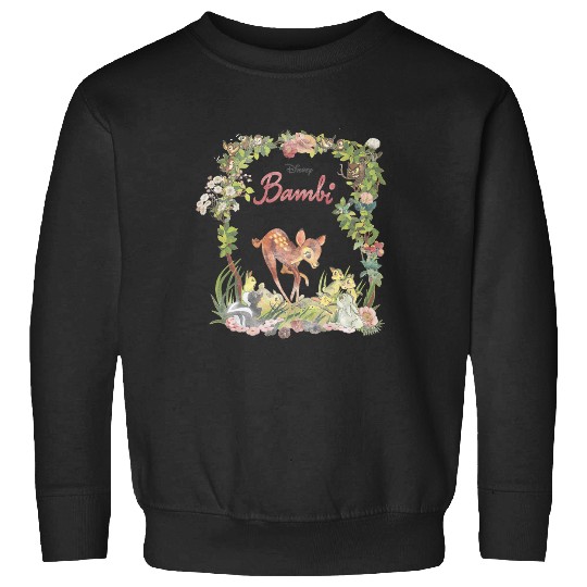 Disney Bambi Floral Portrait Sweatshirts