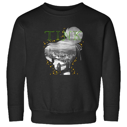 Disney Peter Pan Tinkerbell Silhouette Fill London Bridge Sweatshirts