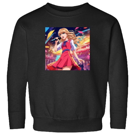 Discover Taylor Eras Tour Anime Art Sweatshirts